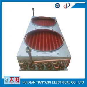 Henan manufacturer copper tube aluminum fin evaporator dryer radiator condenser